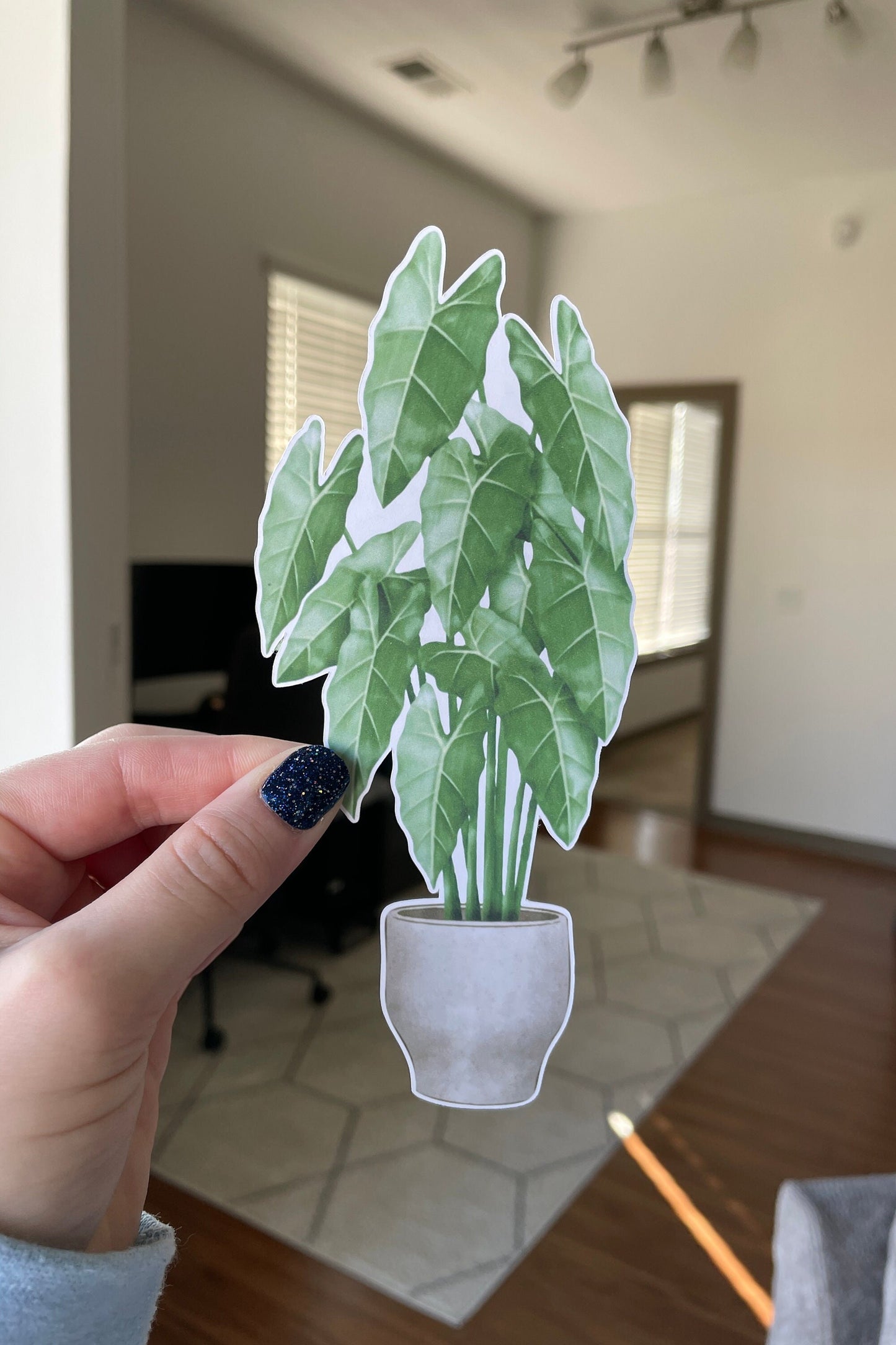 Alocasia Houseplant Bookmark