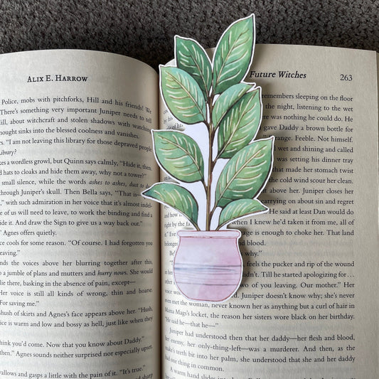 Prayer Plant Houseplant Bookmarks