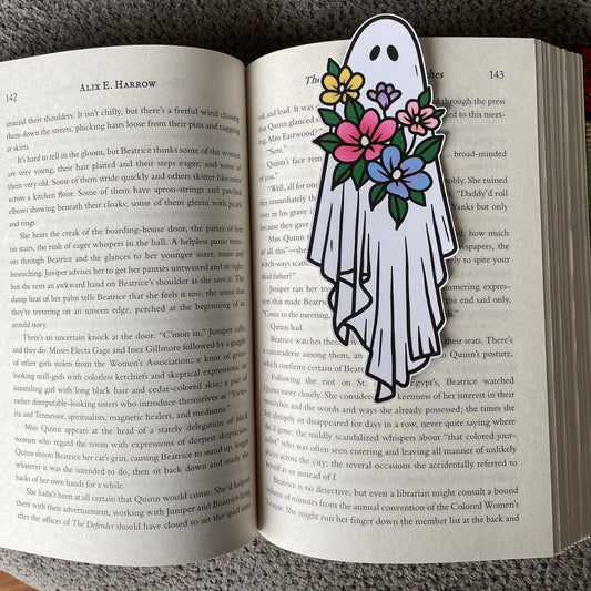 Ghost Die Cut Bookmark