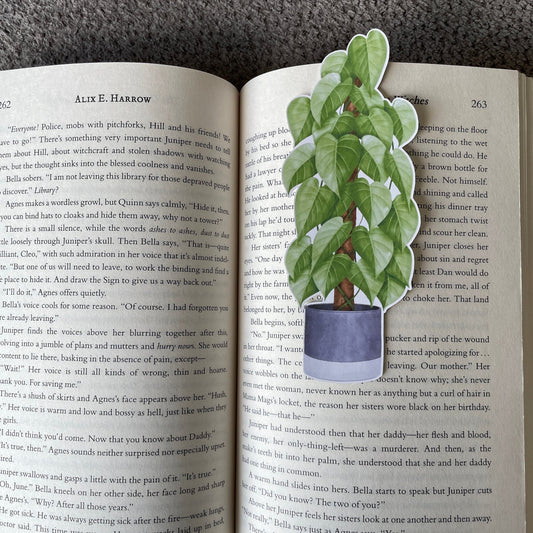 Pothos Houseplant Bookmarks